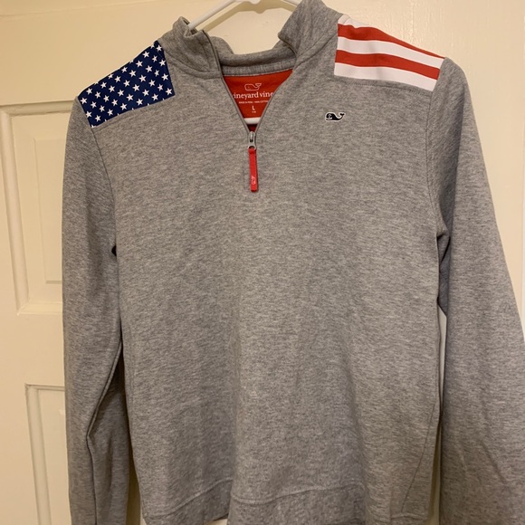 Child’s Large Vineyard Vine Quarter-Zip - Picture 4 of 6